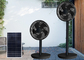 Ventilators van de afstandsbediening de Zonne Aangedreven Vloer met AC/gelijkstroom-Lithiumbatterij 12v
