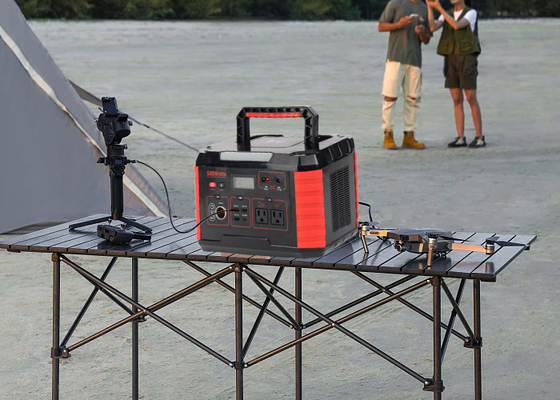 Batterij Mobiele Zonnegenerator, Draagbare Krachtcentrale 500w